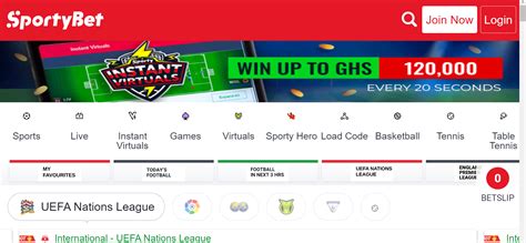 sporty bet log in ghana.
